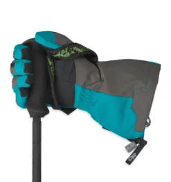 Outdoor Research Arete Glove - Womens -Nomad Outdoor W AreteGloves CharcoalAlpineLake 74933 093 01