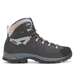 Asolo Finder GV - Mens GTX Vibram Hiking Boot -Nomad Outdoor asolo finder GTX mens graphite gunmetal flame side 2