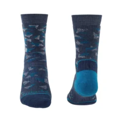 Bridgedale Mens Hike Mid Weight Performance Socks -Nomad Outdoor bridgedale mens midweight merino performance boot cut socks denim blue 2 scaled
