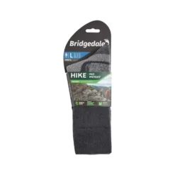 Bridgedale Mens Hike Mid Weight Performance Socks -Nomad Outdoor bridgedale mens midweight merino performance boot cut socks gunmetal 3 scaled