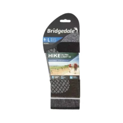 Bridgedale Hike Ultra Light T2 Coolmax Socks -Nomad Outdoor bridgedale mens ultra light t2 coolmax performance boot cut socks black 3 scaled