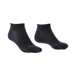 Bridgedale Mens Hike Ultra Light T2 Performance Low Cut Socks -Nomad Outdoor bridgedale mens ultra light t2 merino performance low cut socks navy red 1 scaled