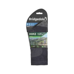 Bridgedale Mens Hike Ultra Light T2 Performance Socks -Nomad Outdoor bridgedale mens ultralight merino performance crew socks navy 3 scaled