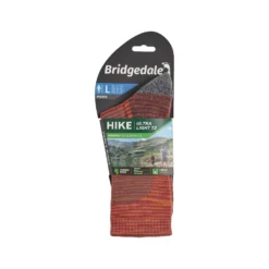Bridgedale Mens Hike Ultra Light T2 Performance Socks -Nomad Outdoor bridgedale mens ultralight merino performance crew socks orange 3 scaled