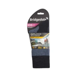 Bridgedale Womens Expedition Heavy Weight Comfort Socks -Nomad Outdoor bridgedale womens expedition heaveyweight merino comfort socks storm blue 3 scaled