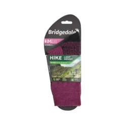 Bridgedale Womens Hike Light Weight Performance Socks 5 Bridgedale Womens Hike Light Weight Performance Socks -Nomad Outdoor bridgedale womens hike lightweight merino performance boot cut socks berry 3 scaled