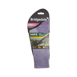 Bridgedale Womens Hike Mid Weight Comfort Socks -Nomad Outdoor bridgedale womens midweight merino comfort boot cut socks violet 3 scaled