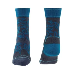 Bridgedale Womens Hike Mid Weight Performance Socks -Nomad Outdoor bridgedale womens midweight merino performance boot cut socks blue pattern 2 scaled