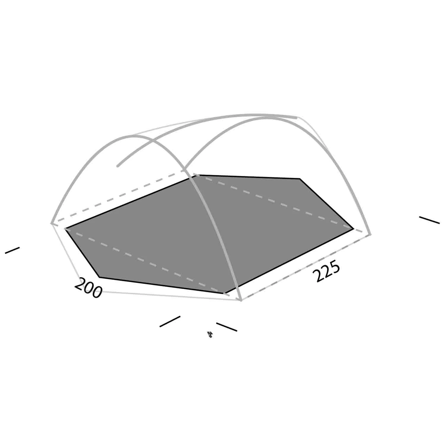 Exped Venus II Footprint 2 Exped Venus II Footprint - Image 2