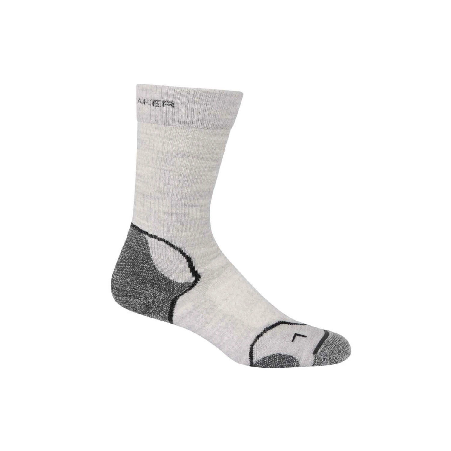Essential Gear for Your 2025 Outdoor Adventures -Nomad Outdoor icebreaker womens socks hike light crew blizzard heather white oil