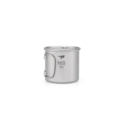 Single-Wall Titanium Mug With Lid -Nomad Outdoor keithtitanium350ml single wall