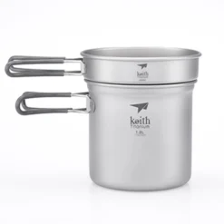 2-Piece Titanium Pot And Pan Cook Set