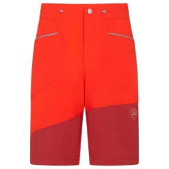 La Sportiva Taku Shorts -Nomad Outdoor la sportiva mens taku climbing shorts poppy chilli 1