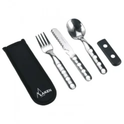 Stainless Steel Camp Cutlery Set - Knife, Fork, Spoon