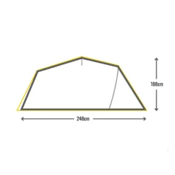 Krypton 2 Tent Integral Pitch - Lightweight 4 Season Tent -Nomad Outdoor mont krypton 4 season tent lemongrass 14