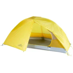 Moondance 1 Tent - 1 Person 3 Season Light Hiking Tent 16 Moondance 1 Tent - 1 Person 3 Season Light Hiking Tent -Nomad Outdoor mont moondance 1 hiking tent lemongrass door open