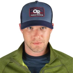 Outdoor Research Advocate Trucker Cap -Nomad Outdoor outdoor research advocate trucker cap vintage on head 1