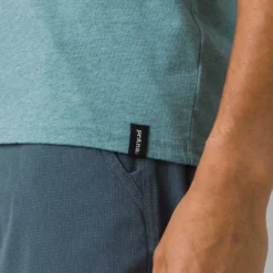 Prana Wild Camp Tee -Nomad Outdoor prana mens wild camp tee shorline heather 3