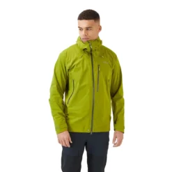 Rab Firewall Jacket -Nomad Outdoor rab mens firewall waterproof jacket aspen green 1