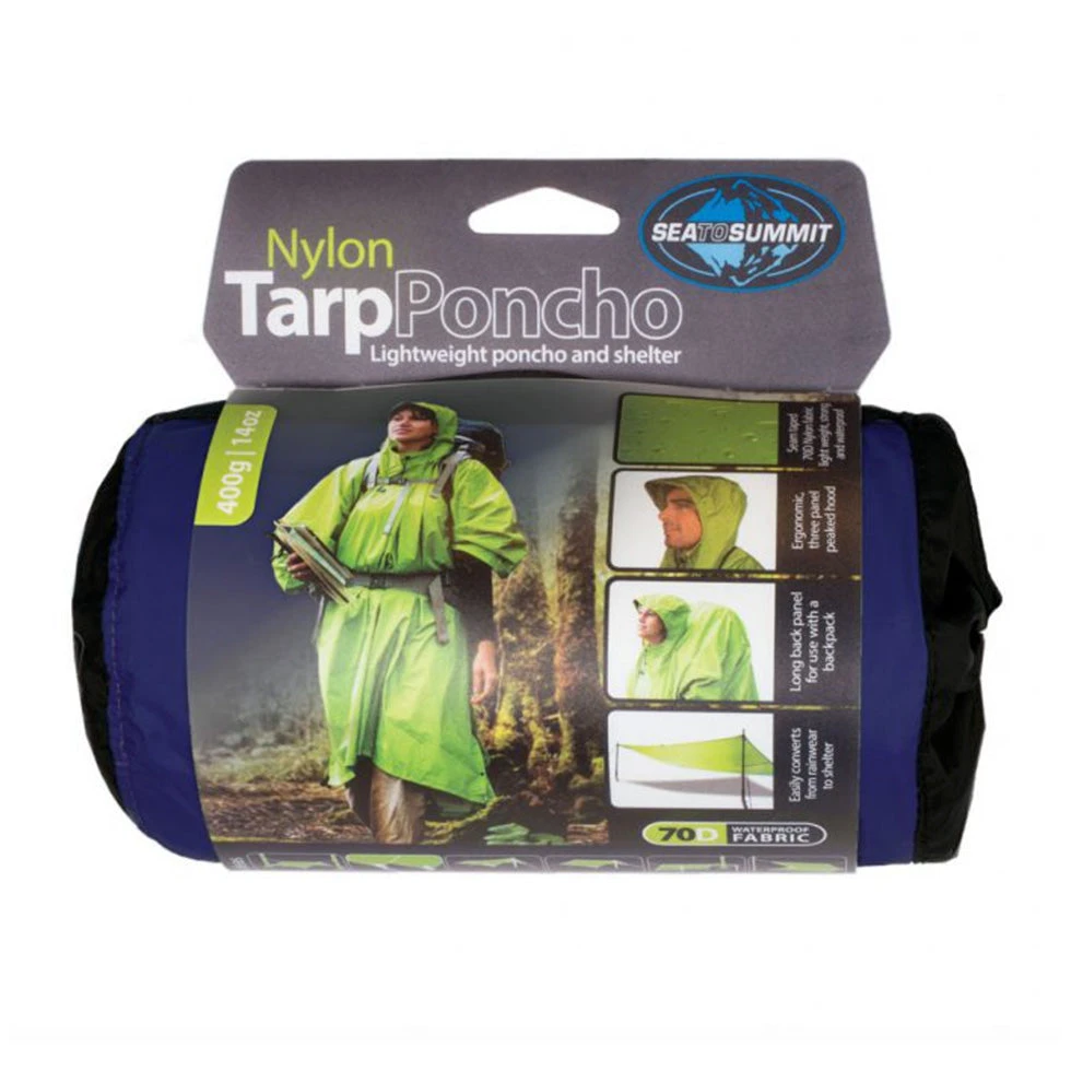 Sea To Summit Nylon Tarp Poncho 2 Sea To Summit Nylon Tarp Poncho - Image 2